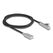 DeLOCK USB 2.0 Kabel Typ-A Stecker zu USB Type-C Stecker gewinkelt mit LED und Schnellladefunktion 60 W 1 m, Länge: 1 m