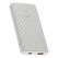 Xtorm 15W FastCharge Go2 Powerbank 10.000 - Aschweiß, Farbe: Weiß