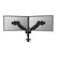 Neomounts DS65S-950BL2 Monitorarm 24-34" - Gasfeder - Topfix - mehrfach verstellbar - 180°-Stopp, Farbe: Schwarz