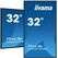 iiyama LH3241S-B2 Signage-Display Kiosk-Design 80 cm (31.5") LED 350 cd/m² Full HD Schwarz 24/7