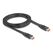 DeLOCK 81002 HDMI-Kabel 2 m HDMI Typ A (Standard) Schwarz, Farbe: Schwarz, Länge: 2 m