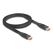 DeLOCK 81004 HDMI-Kabel 5 m HDMI Typ A (Standard) Schwarz, Farbe: Schwarz, Länge: 5 m