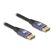 DeLOCK DisplayPort Kabel 8K 60 Hz 1 m flieder Metall, Farbe: Schwarz, Lila, Länge: 1 m