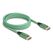DeLOCK DisplayPort Kabel 16K 60 Hz 2 m grün Metall, Farbe: Grün, Länge: 2 m