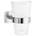 TESA 40462 Glas, Edelstahl Rund Einzelbild Wandmontiert
