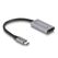 DeLOCK 60020 HDMI-Kabel 0,15 m HDMI Typ A (Standard) USB Typ-C Schwarz, Grau