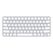 Apple Magic Tastatur Universal USB + Bluetooth QWERTY US Englisch Weiß