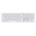 Apple Magic Tastatur Universal USB + Bluetooth QWERTZ Deutsch Weiß, Farbe: Weiß