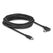 DeLOCK 81196 USB Kabel USB 3.2 Gen 2 (3.1 Gen 2) 5 m USB C 10 Gbit/s 60 W Schwarz, Farbe: Schwarz, Länge: 5 m