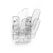 Durable FLEXIPLUS Prospektständer 2 Regale Transparent