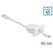 DeLOCK Easy 45 Modul USB 2.0 Ausrollkabel USB Typ-A zu 8 Pin Lightning Stecker weiß