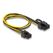 DeLOCK Stromkabel PCI Express 6 Pin Stecker zu PCI Express 6+2 Pin Stecker 50 cm