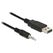 DeLOCK 1.8m USB 2.0-A/2.5mm Audio-Kabel 1,8 m USB Typ-A Schwarz