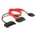 DeLOCK 0.3m SATA SATA-Kabel Rot