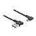 DeLOCK EASY-USB 2.0 Kabel Typ-A Stecker zu EASY-USB Typ Micro-B Stecker gewinkelt links / rechts 1,5 m schwarz