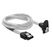 DeLOCK 85347 SATA-Kabel 0,7 m SATA 7-pin Schwarz, Transparent