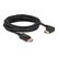 DeLOCK DisplayPort Kabel Stecker gerade zu Stecker 90° links gewinkelt 8K 60 Hz 5 m, Länge: 5 m