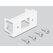 DeLOCK Netzwerk Verlängerungskabel für Easy 45 Modul S/FTP RJ45 Buchse zu RJ45 Buchse Cat.6A 25 cm schwarz