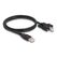 DeLOCK Kabel USB 2.0 Typ-A Stecker zu Typ-B Stecker mit Schrauben 1 m, Länge: 1 m