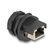 DeLOCK RJ45 Cat.6A Kupplung mit Verschlusskappe zum Einbau IP67 staub- und wasserdicht