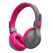 JLab JBuddies Studio 2 Kopfhörer Verkabelt & Kabellos Kopfband Anrufe/Musik USB Typ-C Bluetooth Grau, Pink