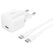 Belkin BoostCharge Tragbare Spielekonsole, Smartphone, Tablets Weiß AC Schnellladung Drinnen, Farbe: Weiß