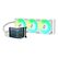 TRYX PANORAMA ARGB 360 Prozessor Flüssigkeitskühlung 12 cm Weiß 1 Stück(e), Farbe: Weiß
