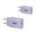 CLUB3D 2-Pack USB-C® Charger 30Watt Purple, Farbe: Violett