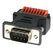 EXSYS EX-49110 Kabeladapter 9-pin D-Sub 9-pin terminal block Schwarz