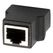 EXSYS EX-49112 Kabeladapter RJ-45 8-pin terminal block Schwarz