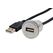EXSYS EX-49181 USB Kabel USB 2.0 0,3 m USB A 0,48 Gbit/s Schwarz, Silber