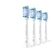 Philips Premium Plaque Defence HX9044/87 Bürstenköpfe (4er-Pack), Farbe: Weiß
