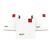 Mesh Set 20003127 Mesh-WLAN-System Dual-Band (2,4 GHz/5 GHz) Wi-Fi 6 (802.11ax) Rot, Weiß Intern