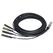 HPE Networking Comware X240 40G QSFP+ to 4x10G SFP+ 3m Direct Attach Copper Splitter Cable, Länge: 3 m