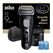 Braun Series 9 Pro+ 9660CC Folienschaber Trimmer Schwarz, Silber, Farbe: Schwarz, Silber