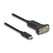 DeLOCK Adapter USB Type-C zu 1 x Seriell RS-232 D-Sub 9 Pin Stecker mit Muttern 1 m