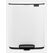 Brabantia Bo Pedal Bin 12 l Rechteckig Stahl Weiß, Farbe: Weiß