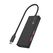 ICY BOX IB-HUB1436-CPD, USB 3.2 Gen 2 Hub, 1x Type-C® zu 2x Type-C® und 2x Type-A USB Anschlüssen 10 Gbit/S und Power Delivery bis zu 100 W, schwarz
