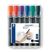Staedtler Lumocolor Permanent-Marker Meißel Schwarz, Blau, Grün, Rot, Violett, Gelb 6 Stück(e)