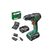 Bosch 0 603 9D7 106 Bohrmaschine 1900 RPM Ohne Schlüssel 1,3 kg Schwarz, Grün, Farbe: Schwarz, Grün