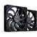 Noctua NF-A14X25 G2 PWM SX2-PP CHROMAX.BLACK Computerkühlsystem Computergehäuse Ventilator 14 cm Schwarz 2 Stück(e)