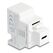 DeLOCK 41481 Keystone-Modul, Farbe: Weiß