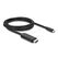 DeLOCK 80599 Videokabel-Adapter 2 m USB Typ-C HDMI Schwarz