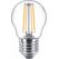 Philips Filament-Kerzenlampe, P45 E27, transparent, 40 W