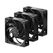 HAVN HVN-FS-H1230-02-TRI Computerkühlsystem Computergehäuse Ventilator 12 cm Schwarz 3 Stück(e), Farbe: Schwarz