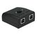 DeLOCK RS-232 Umschalter und Verteiler 1 x Seriell DB9 zu 2 x USB 2.0 Typ-B bidirektional