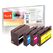 Peach 0F319883 Druckerpatrone 4 Stück(e) Schwarz, Blau, Magenta, Gelb