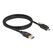 DeLOCK SuperSpeed USB (USB 3.2 Gen 2) Kabel Typ-A Stecker zu USB Type-C Stecker mit Schraube oben 1,5 m