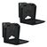 SANUS WSWME32 Wand Schwarz, Farbe: Schwarz