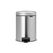 Brabantia Pedal Bin newIcon Rund Gebürsteter Stahl, Farbe: Gebürsteter Stahl